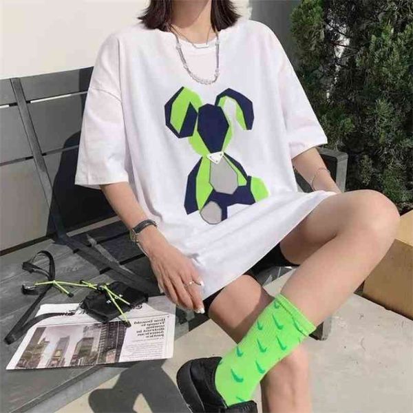 summer cartoons women's loose-fit t-shirt crew neck thick versatile mid-length underwear woman tshirts 210507, White
summer cartoons women's loose-fit t-shirt crew neck thick versatile mid-length underwear woman tshirts 210507, White