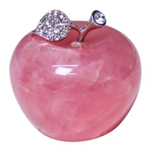 decorative objects & figurines 1pcs natural rose quartz pink apple for couple decorations home decoration study room diy gift
decorative objects & figurines 1pcs natural rose quartz pink apple for couple decorations home decoration study room diy gift