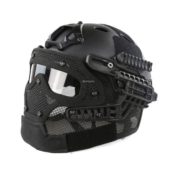 cycling helmets professional tactical full cover helmet outdoor cs war game head protector milirary army paintball mask
cycling helmets professional tactical full cover helmet outdoor cs war game head protector milirary army paintball mask