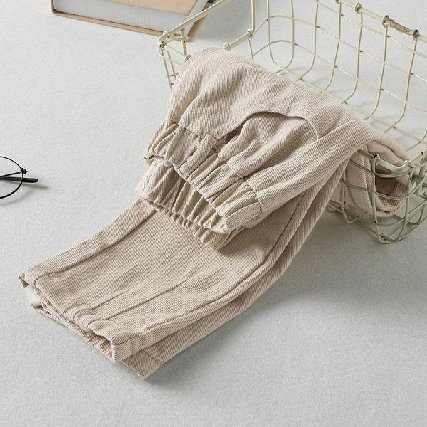 jeans 2021 autumn winter fashion children girls casual loose solid color all-match kids soft denim pants trousers w551, Blue 
jeans 2021 autumn winter fashion children girls casual loose solid color all-match kids soft denim pants trousers w551, Blue