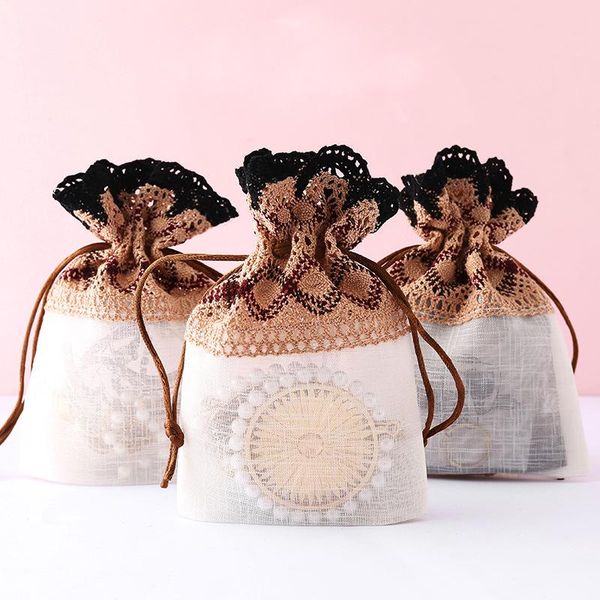 gift wrap 12 pcs 10x14cm coffee color drawstring wave lace yarn bag for diy sundries craft pouch candy wedding party decor
gift wrap 12 pcs 10x14cm coffee color drawstring wave lace yarn bag for diy sundries craft pouch candy wedding party decor