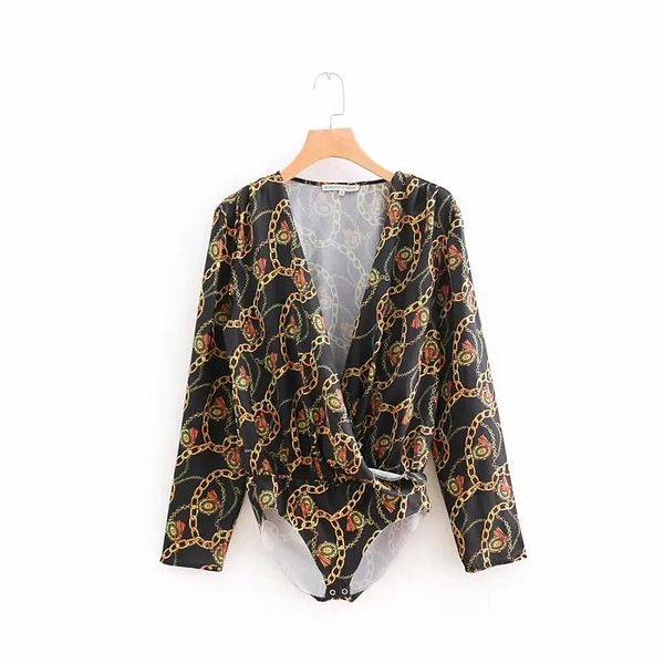 retro chain printing bodysuits cross v neck jumpsuits casual conjoined shorts fashion women long sleeve siamese pants p606 210430, Black;white
retro chain printing bodysuits cross v neck jumpsuits casual conjoined shorts fashion women long sleeve siamese pants p606 210430, Black;white