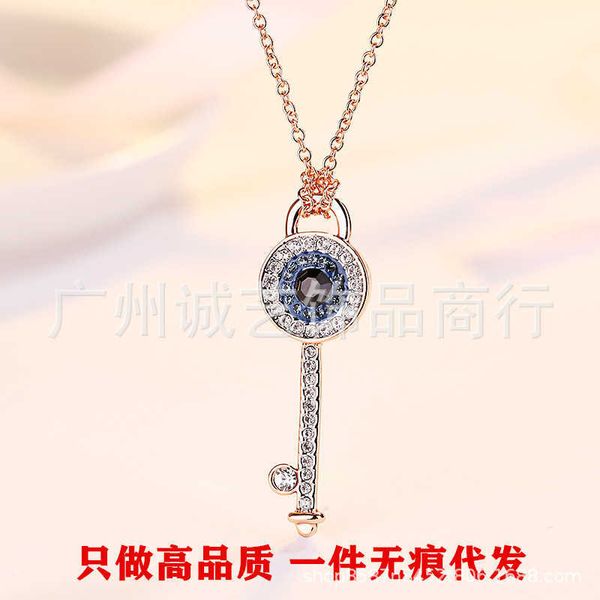 shi family devil's eye key necklace guardian's eye pendant collarbone chain valentine's day gift, Silver
shi family devil's eye key necklace guardian's eye pendant collarbone chain valentine's day gift, Silver