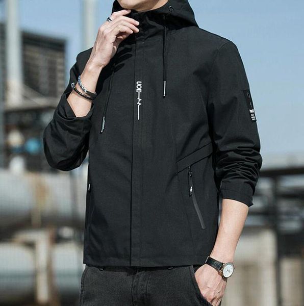 men's jackets 2021 hoodies autumn men jacket fashion hooded blue black long sleeve zippert outwear mens loose coat male windbreaker p3, Black;brown
men's jackets 2021 hoodies autumn men jacket fashion hooded blue black long sleeve zippert outwear mens loose coat male windbreaker p3, Black;brown