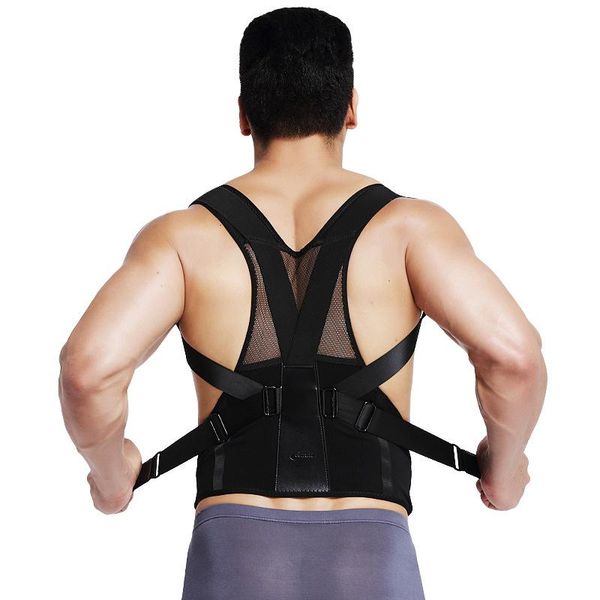 men's body shapers back posture corrector burning man shoulder lumbar brace spine support braces for men women bodysuit correct, Black;brown 
men's body shapers back posture corrector burning man shoulder lumbar brace spine support braces for men women bodysuit correct, Black;brown