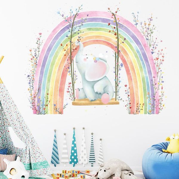 wall stickers elephant rainbow floral bear decorative decal cute waterproof cartoon sticker for home decoration
wall stickers elephant rainbow floral bear decorative decal cute waterproof cartoon sticker for home decoration