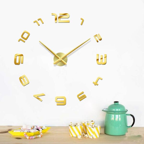 wall clocks decorative big size clock frameless large golden digital self-adhesive watch apartment decorations room decor
wall clocks decorative big size clock frameless large golden digital self-adhesive watch apartment decorations room decor