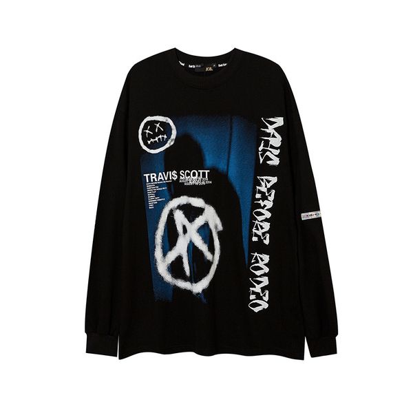 chaopai high street graffiti long sleeve pullover bottoming shirt men's round neck sweater youth hip hop large top, Black
chaopai high street graffiti long sleeve pullover bottoming shirt men's round neck sweater youth hip hop large top, Black