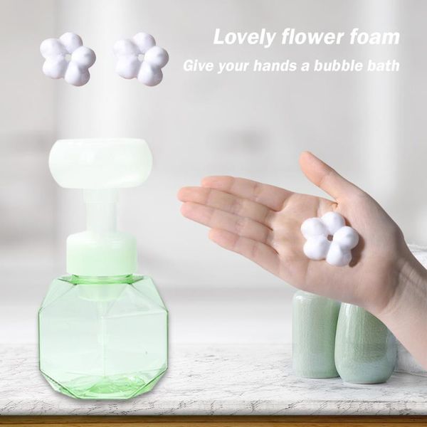 liquid soap dispenser 300ml flower shape foam for foaming pump plastic clear bottle travel shower gel
liquid soap dispenser 300ml flower shape foam for foaming pump plastic clear bottle travel shower gel