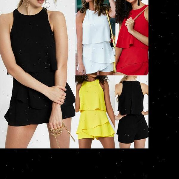 clubwear holiday summer mini womens dresses chiffon playsuit romper beach shorts, Black;gray
clubwear holiday summer mini womens dresses chiffon playsuit romper beach shorts, Black;gray