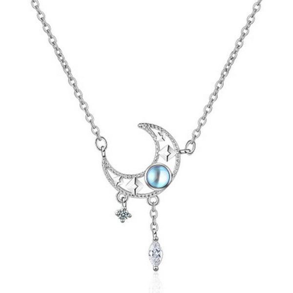 pendant necklaces river women necklace colorful moon charm female silver color chain fashion jewelry wedding birthday gifts
pendant necklaces river women necklace colorful moon charm female silver color chain fashion jewelry wedding birthday gifts