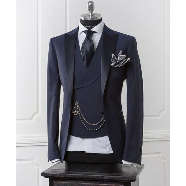 men's suits & blazers navy blue suit male 3 piece set business boutique slim fit 2021 high-end formal party. wedding regular, White;black
men's suits & blazers navy blue suit male 3 piece set business boutique slim fit 2021 high-end formal party. wedding regular, White;black