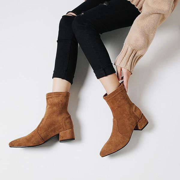 boots women's pointed toe yarn elastic ankle thick heel high heels shoes woman female socks 2021 spring, Black
boots women's pointed toe yarn elastic ankle thick heel high heels shoes woman female socks 2021 spring, Black