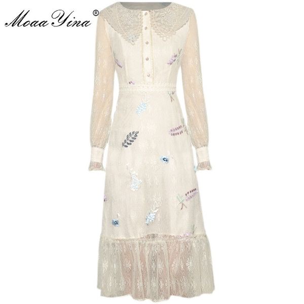 fashion designer dress spring women's dress long sleeve lace flowers embroidery elegant dresses 210524, Black;gray
fashion designer dress spring women's dress long sleeve lace flowers embroidery elegant dresses 210524, Black;gray