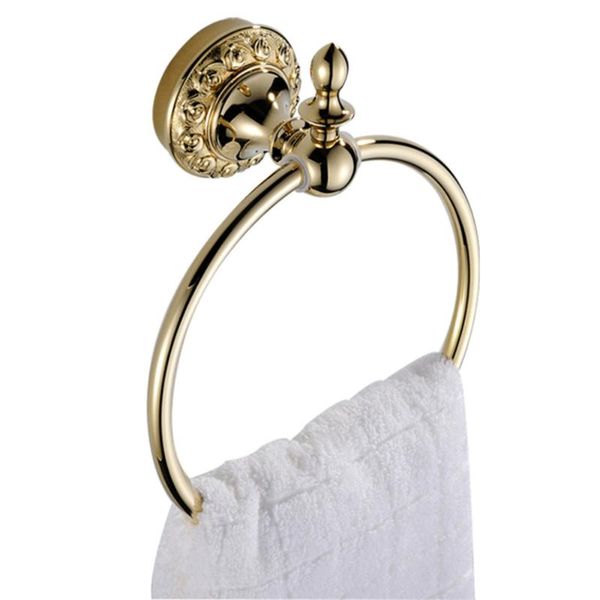 leyden golden finish solid brass construction modern bathroom round towel ring holder wall mounted accessories rings
leyden golden finish solid brass construction modern bathroom round towel ring holder wall mounted accessories rings