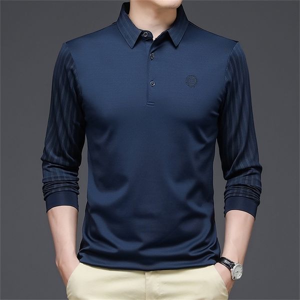 browon spring and autumn t shirt men turn-down collar solid color striped long sleeve design men's t-shirt casual slim 220304, White;black
browon spring and autumn t shirt men turn-down collar solid color striped long sleeve design men's t-shirt casual slim 220304, White;black