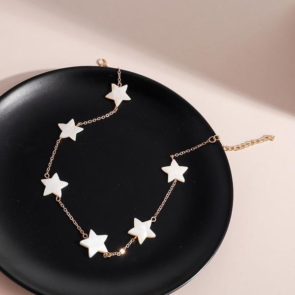 chokers trendy acrylic white stars necklaces for women summer clavicle chain choker necklace beach party jewelry, Golden;silver
chokers trendy acrylic white stars necklaces for women summer clavicle chain choker necklace beach party jewelry, Golden;silver
