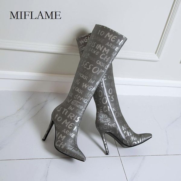 boots 2021 women fashion stiletto long mujer letter printing knee high pointed tod zipper leisuer thin heeled heels, Black
boots 2021 women fashion stiletto long mujer letter printing knee high pointed tod zipper leisuer thin heeled heels, Black