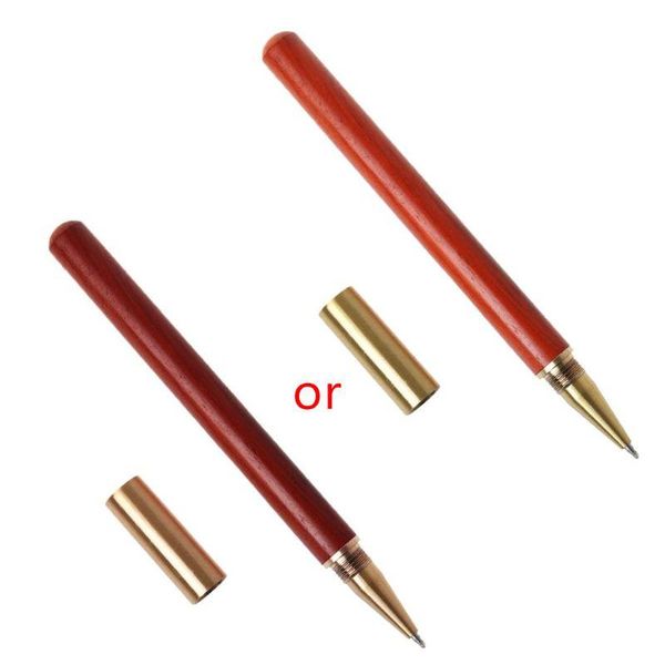 ballpoint pens wood brass pen 0.5mm black ink roller ball signature fine writing tool stationery student gift lx0b, Blue;orange
ballpoint pens wood brass pen 0.5mm black ink roller ball signature fine writing tool stationery student gift lx0b, Blue;orange