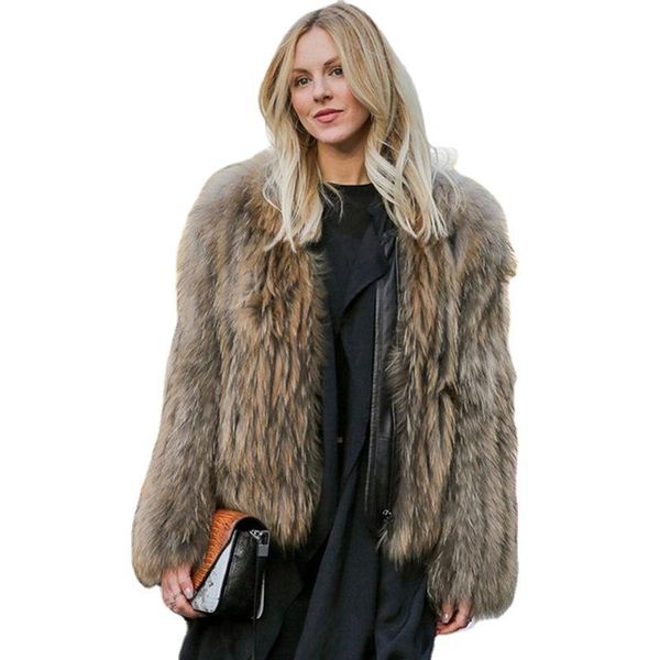 women's fur & faux trodeam 2021 autumn&winter warm style o-neck collars coats ladies short raccoon slim slimming leisure, Black
women's fur & faux trodeam 2021 autumn&winter warm style o-neck collars coats ladies short raccoon slim slimming leisure, Black