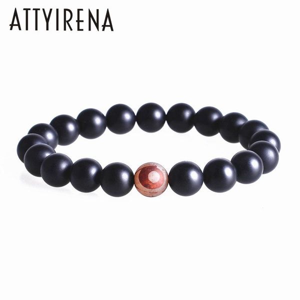 charm bracelets attyirena 10mm matte natural stone beads buddha bangles jewelry elastic for men pulseiras, Golden;silver
charm bracelets attyirena 10mm matte natural stone beads buddha bangles jewelry elastic for men pulseiras, Golden;silver