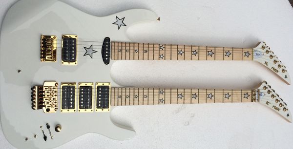 master of double - headed electric guitar 6 and 6 strings effect of explosion golden hardware
master of double - headed electric guitar 6 and 6 strings effect of explosion golden hardware