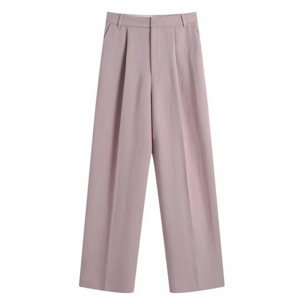 women's pants & capris 2021 spring women casual pleating pink fashion suit office lady loose trousers p2021, Black;white
women's pants & capris 2021 spring women casual pleating pink fashion suit office lady loose trousers p2021, Black;white
