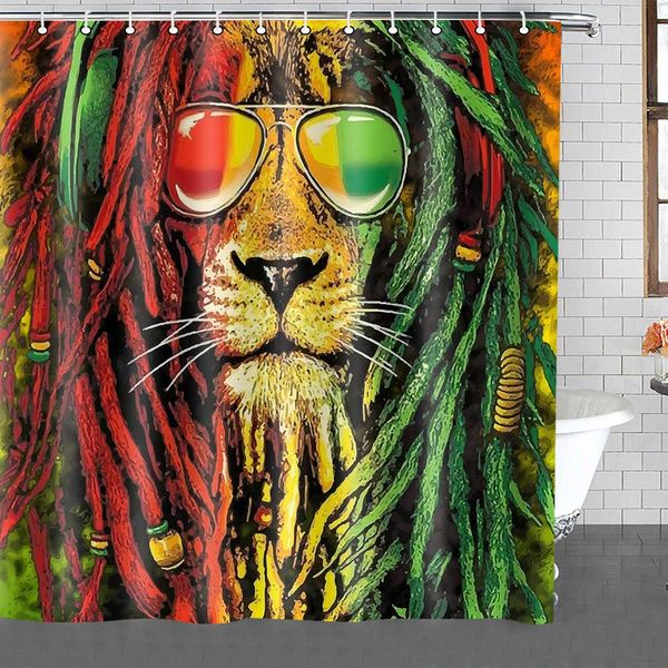rasta rastafarian shower curtain lion head bob dirty braid backdrop print shower curtain machine washable fabric home bathroom
rasta rastafarian shower curtain lion head bob dirty braid backdrop print shower curtain machine washable fabric home bathroom