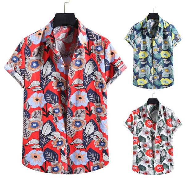 men's casual shirts shirt summer fashion hawaiian flower print sports leisure breasted t-shirt short sleeve camisa masculina, White;black
men's casual shirts shirt summer fashion hawaiian flower print sports leisure breasted t-shirt short sleeve camisa masculina, White;black