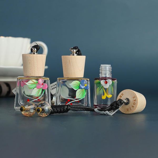 storage bottles & jars 6ml/10ml hand-painted perfume car pendant empty bottle 2pcs/lot
storage bottles & jars 6ml/10ml hand-painted perfume car pendant empty bottle 2pcs/lot