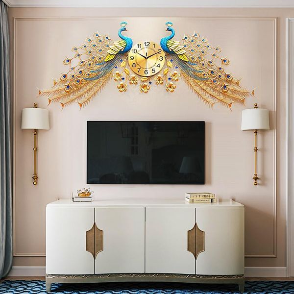 wall clocks peacock clock living room atmosphere creative phoenix background decoration silent quartz european luxury
wall clocks peacock clock living room atmosphere creative phoenix background decoration silent quartz european luxury
