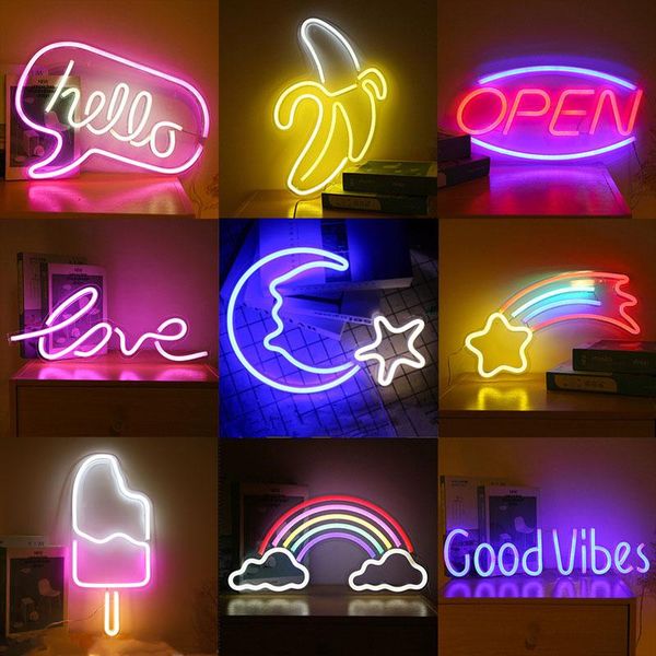 night lights led light neon sign hello good vibes usb rainbow wall hanging backboard signboard for bar room bedroom party decor
night lights led light neon sign hello good vibes usb rainbow wall hanging backboard signboard for bar room bedroom party decor