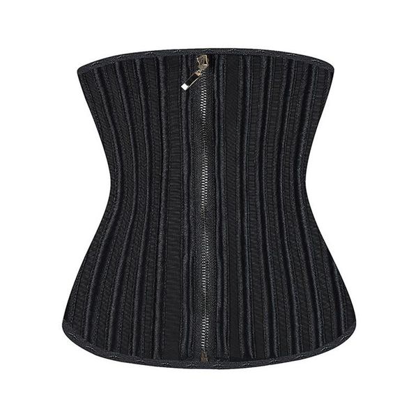 women's shapers rigid latex waist trainer 29 steel bones flat belly cinchers zipper slimming belts tummy control slender sheaths, Black;white
women's shapers rigid latex waist trainer 29 steel bones flat belly cinchers zipper slimming belts tummy control slender sheaths, Black;white