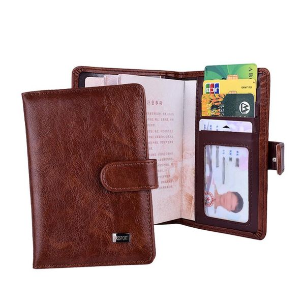 card holders pu leather hasp passport cover wallet women cards credit case travel document covers russia men passports organizer holder pouc, Brown;gray
card holders pu leather hasp passport cover wallet women cards credit case travel document covers russia men passports organizer holder pouc, Brown;gray