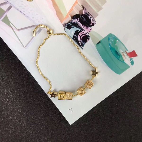 2021 new designer family multi element alphabet bracelet wind women's handpiece net red fashion 2021 new, Silver
2021 new designer family multi element alphabet bracelet wind women's handpiece net red fashion 2021 new, Silver