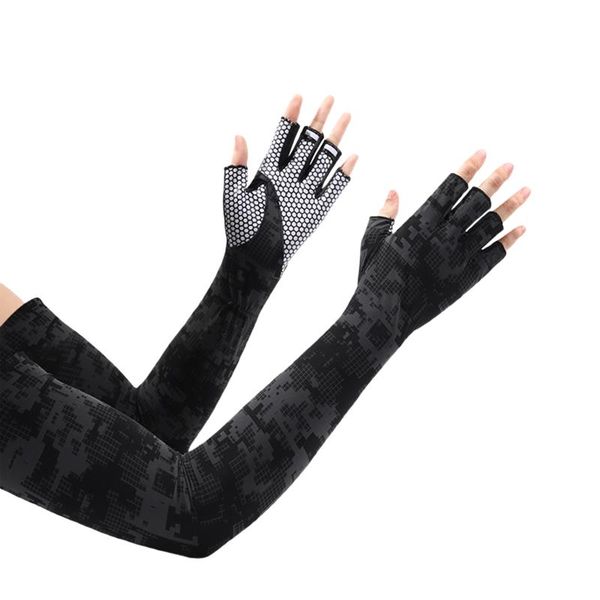 elbow & knee pads cold sleeves sleevelet letter/camouflage print sun-resistant oversleeve with half-finger glove for cycling fishing, Black;gray
elbow & knee pads cold sleeves sleevelet letter/camouflage print sun-resistant oversleeve with half-finger glove for cycling fishing, Black;gray