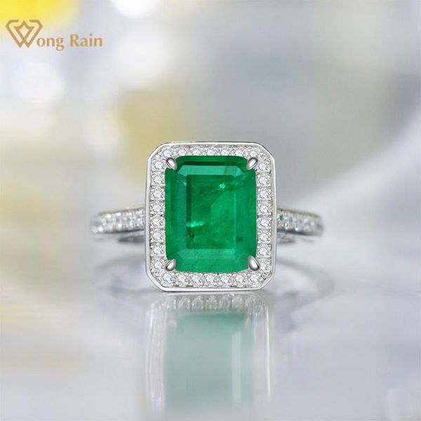 wong rain vintage 100% 925 sterling silver created moissanite emerald gemstone wedding engagement ring fine jewelry wholesale cluster rings, Golden;silver
wong rain vintage 100% 925 sterling silver created moissanite emerald gemstone wedding engagement ring fine jewelry wholesale cluster rings, Golden;silver