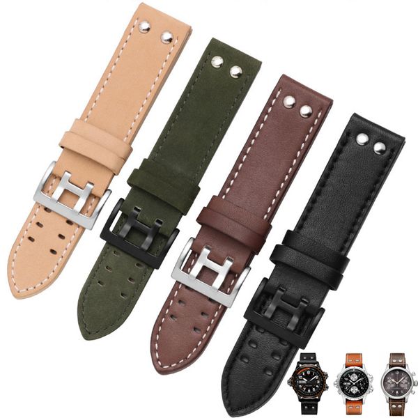 quality leather strap band width 20mm 22mm double row hole leather belt brown khaki watch accessories replace for hamilton, Black;brown
quality leather strap band width 20mm 22mm double row hole leather belt brown khaki watch accessories replace for hamilton, Black;brown