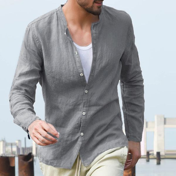 men's tracksuits shirt with button fashion long sleeve casual solid gray green s slim fit y48b
men's tracksuits shirt with button fashion long sleeve casual solid gray green s slim fit y48b
