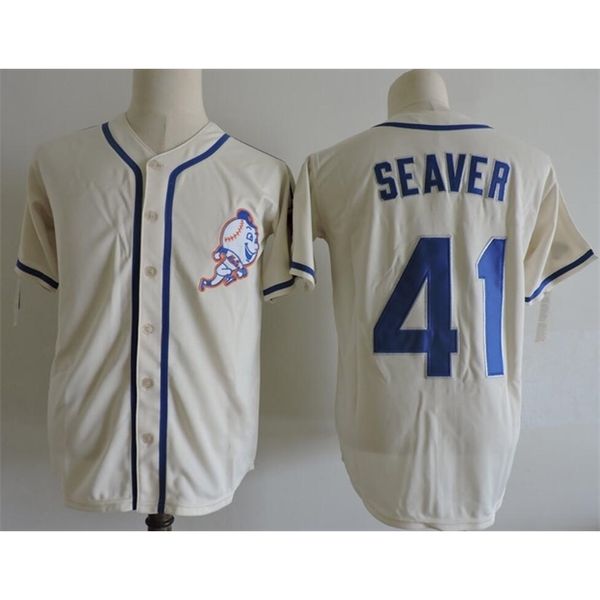 GoodNCAA 41 Tom Seaver Jersey Baseball 1969 Cream with Jerseys White Grey 
GoodNCAA 41 Tom Seaver Jersey Baseball 1969 Cream with Jerseys White Grey