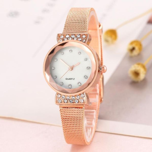 wristwatches aicsrad 2021 luxury rose gold metal watches dress women watch casual stainless steel mesh quartz clock wristwatch, Slivery;brown
wristwatches aicsrad 2021 luxury rose gold metal watches dress women watch casual stainless steel mesh quartz clock wristwatch, Slivery;brown