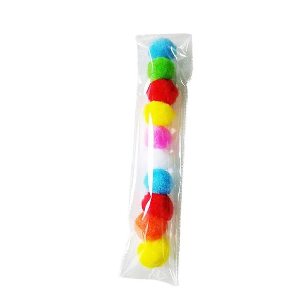 rainbow soft attractive assorted color funny craft pom toy fluffy ball pompon for cat pet toys
rainbow soft attractive assorted color funny craft pom toy fluffy ball pompon for cat pet toys