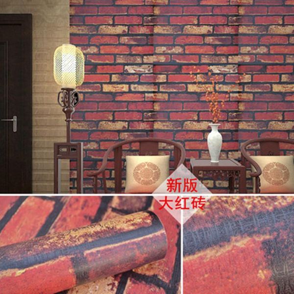 wallpapers 10m/roll living room kitchen bedroom waterproof wall sticker pvc vintage brick pattern self-adhesive wallpaper home decor
wallpapers 10m/roll living room kitchen bedroom waterproof wall sticker pvc vintage brick pattern self-adhesive wallpaper home decor