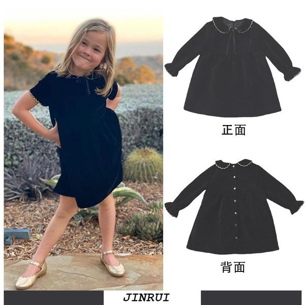 girl's dresses pre-sale girl long-sleeved velvet dress 2021autumn and winter french style golden bottoming little black, Red;yellow
girl's dresses pre-sale girl long-sleeved velvet dress 2021autumn and winter french style golden bottoming little black, Red;yellow