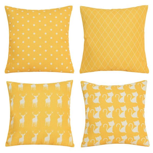 cushion/decorative pillow 45x45cm sofa cushion cover yellow color geometric printed home car seat xmas decor throw pillowcase
cushion/decorative pillow 45x45cm sofa cushion cover yellow color geometric printed home car seat xmas decor throw pillowcase