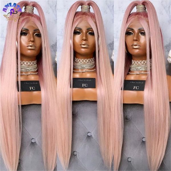Long Straight Pink Colored Wig Natural Haire Synthetic Lace front Wigs For Black Women Daily Cosplay Simulation Human Hair, Grey
Long Straight Pink Colored Wig Natural Haire Synthetic Lace front Wigs For Black Women Daily Cosplay Simulation Human Hair, Grey