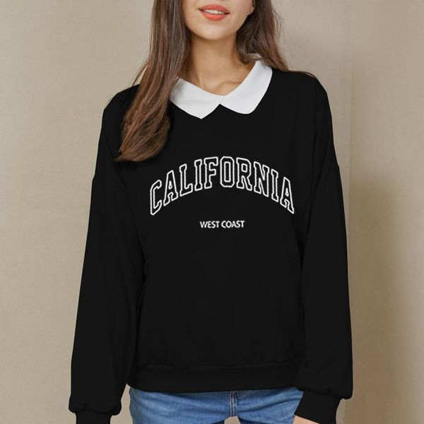 women's hoodies & sweatshirts vintage sweatshirt women fashion autumn cotton california west coaet letter print korean hoodie pullover, Black
women's hoodies & sweatshirts vintage sweatshirt women fashion autumn cotton california west coaet letter print korean hoodie pullover, Black