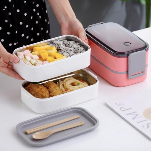dinnerware sets portable stainless steel lunch box style compartment eco-friendly kitchen leakproof container
dinnerware sets portable stainless steel lunch box style compartment eco-friendly kitchen leakproof container
