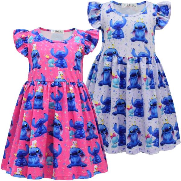 girl's dresses kids summer baby girl floral flutter sleeve cartoon dress milk silk children casual princess clothes, Red;yellow
girl's dresses kids summer baby girl floral flutter sleeve cartoon dress milk silk children casual princess clothes, Red;yellow