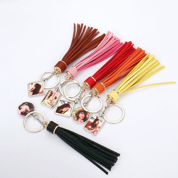 factory wholesale multicolor leather rope tassel tag blank heat transfer diy creative simple metal key chain party gift
factory wholesale multicolor leather rope tassel tag blank heat transfer diy creative simple metal key chain party gift